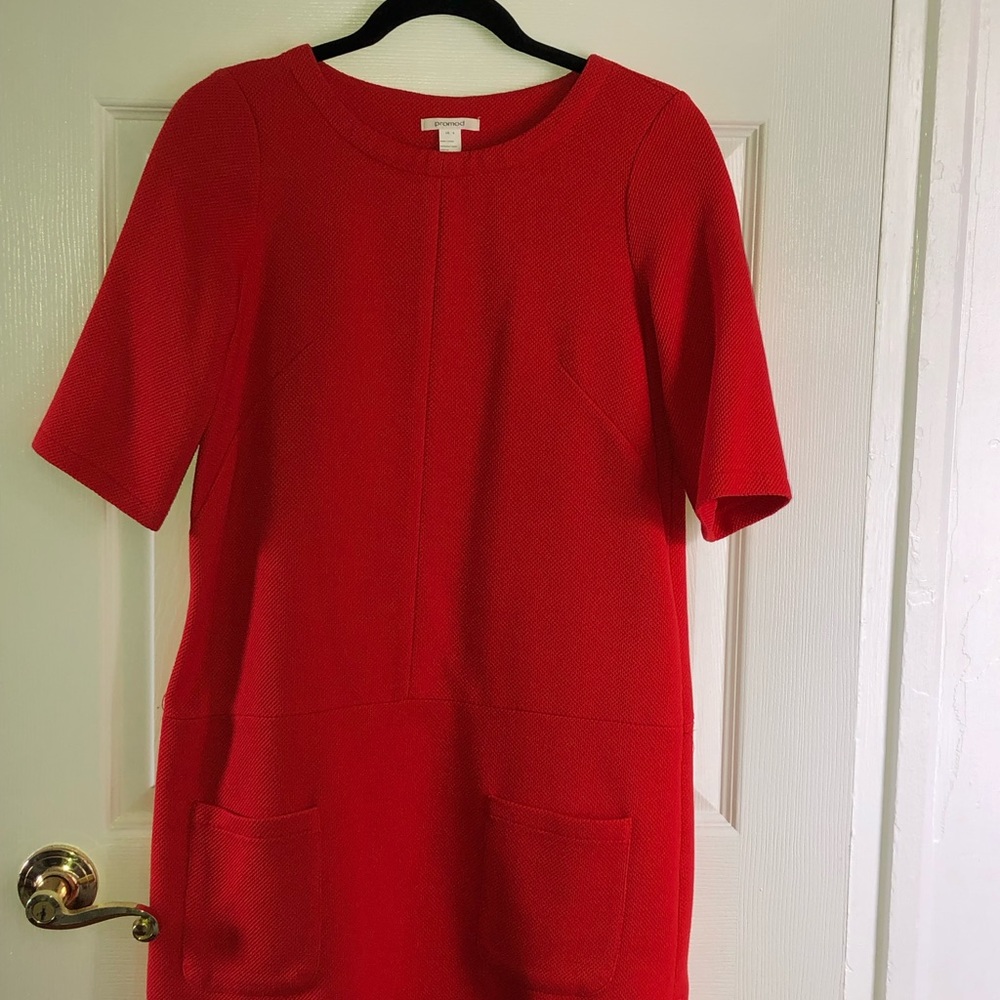 Ruby red dress